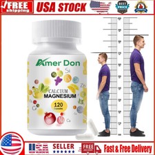 Calcium Magnesium Zinc with Vitamin D3 Capsules Bone Health Muscle Improvement