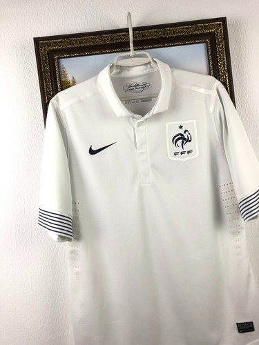 France Away football shirt 2012 Soccer Nike Jersey Player Issue Mens Trikot Sz L - Picture 3 of 15