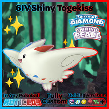 ✨Shiny TOGEKISS 6IV✨ Pokemon Brilliant Diamond and Shining Pearl 🚀 Battle Ready