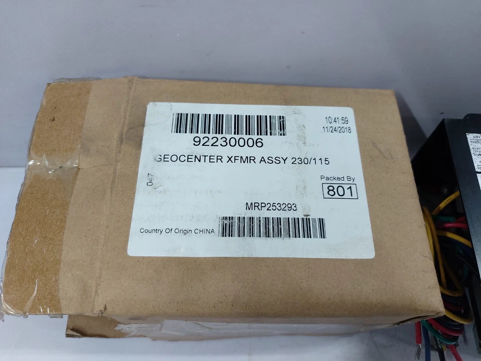 ECOLAB 92230006 Geocenter Xfmr Assy 230/115 MRP253293 - Image 3 of 4