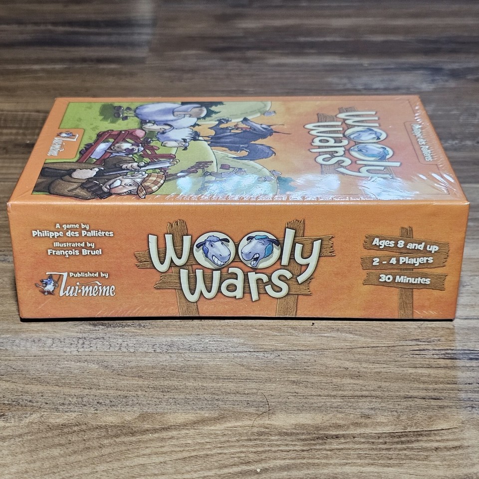 Wooly Wars Family Board Game - Sheep Herding Strategy Game For Kids & Adults