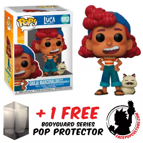 Disney Luca - Giulia Marcovaldo with Machiavelli #1052 - Funko Pop! Vi –  Tall Man Toys & Comics