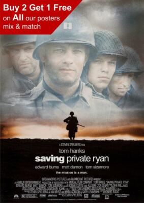 Saving Private Ryan 1998 Filmplakat A5 A4 A3 A2 A1
