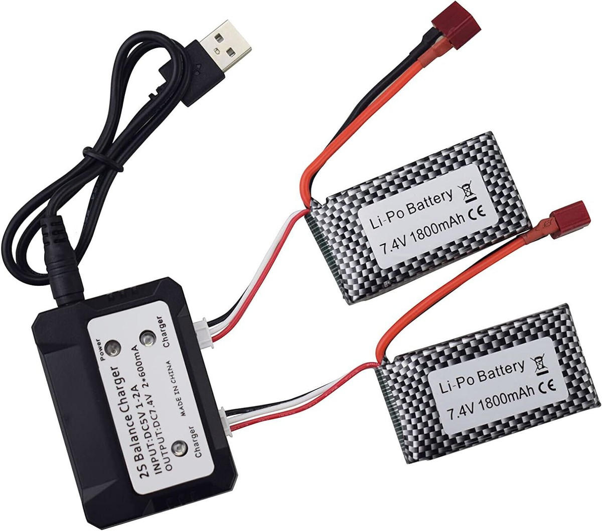 Batería li-po 7,4 V 1300 mAh 20 C