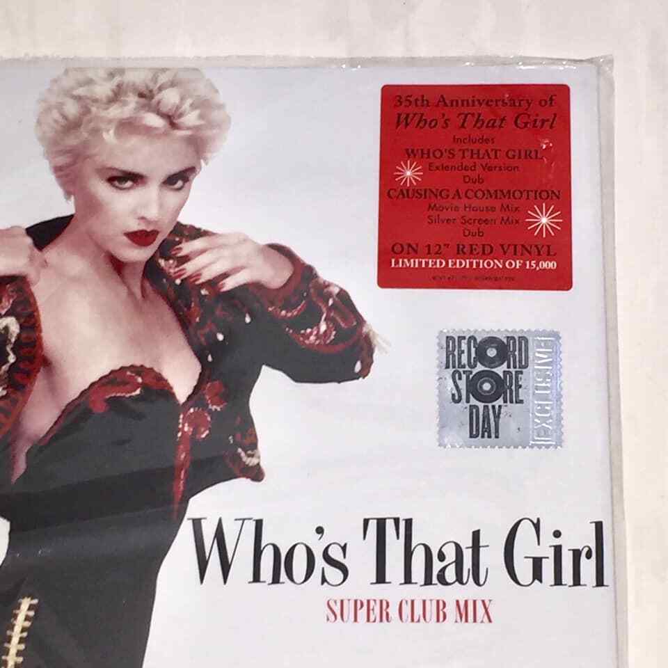 Madonna 2022 Who's That Girl (Super Club Mix) RSD Taiwan OBI