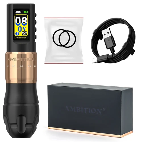 Ambition C3 Professional Wireless Tattoo Machine 7 Adjustable Stroke 2.0-4.2mm image 7