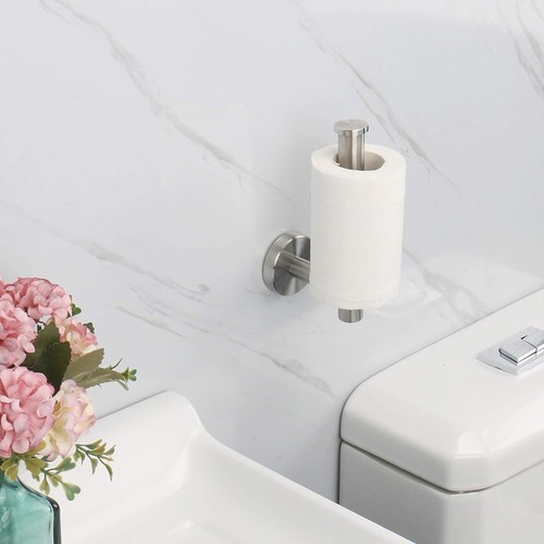 Bathroom Toilet Paper Holder Premium Stainless Steel Rustproof Wall Mounted 1 PC - Picture 5 of 8