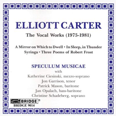 Carter Vocal Works