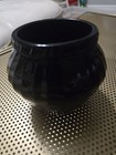 Vintage Black Glass Vase, Bowl, and Jar Or Vase As Is Estate JJ #118 — photo 6