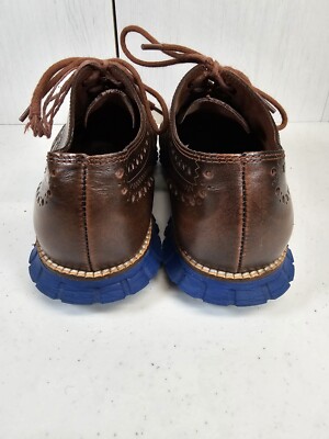 Cole Haan Zerogrand Wingtip Oxford Brown Leather Blue Sole C26207 Mens 11.5 M $_12.JPG?set_id=880000500F main image 3