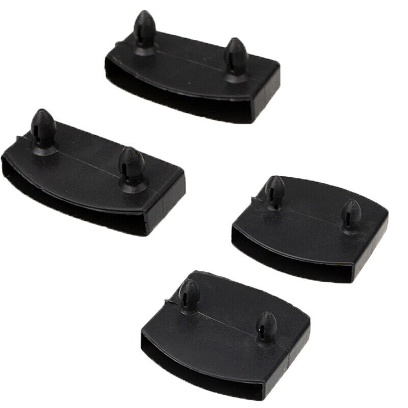 10/20/50X Black Plastic Replacement Bed Slat Plastic Center/End Caps