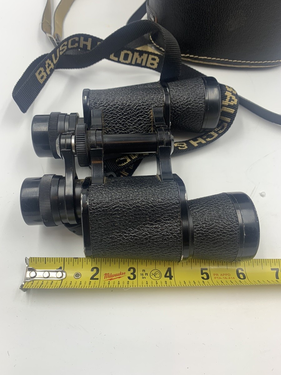 Vintage Sunset 7 x 35 Binoculars Model 51486 w/ strap & case Amber