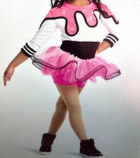 Weissman Ice Cream Freeze Dance Costume Intermediate Child - New - Never Worn