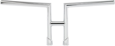 Biltwell Inc. - 6202-1056 - 1in. H2 Slotted Handlebar, Chrome