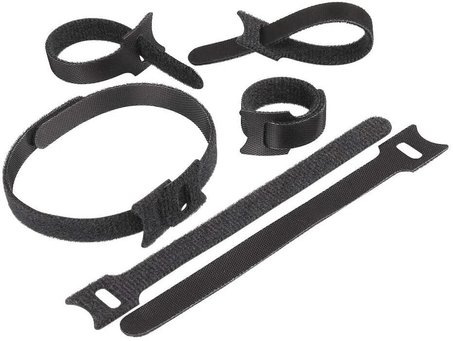 50 PCS Adjustable Releasable Reusable Hook And Loop Cable Ties, Cable Tidy Strap - Image 4 of 4