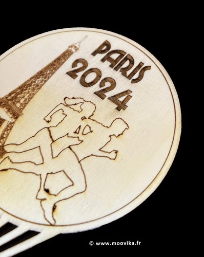 Balloon, hot air balloon Vasque Flamme 2024 Olympic souvenir, - Picture 3 of 4