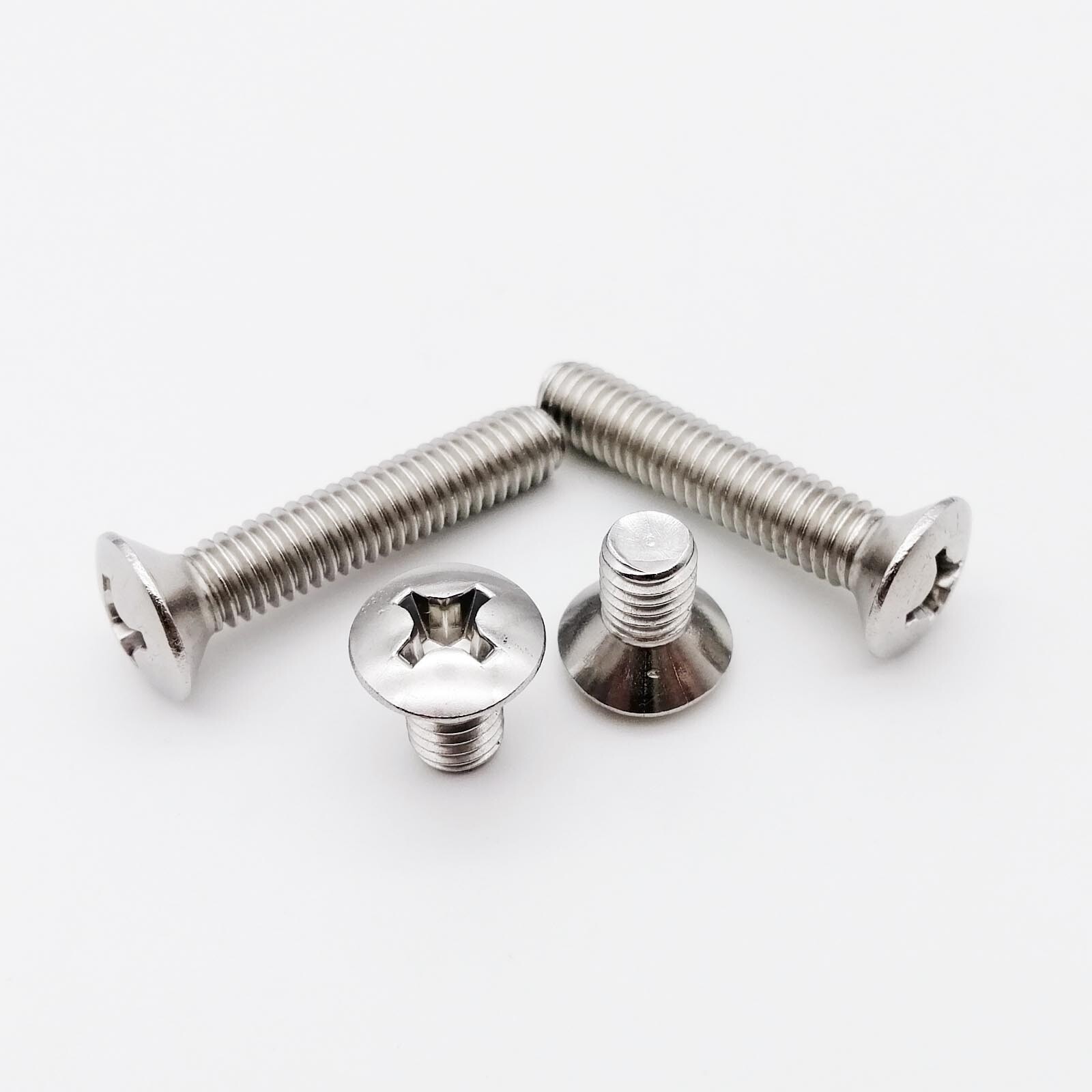 M2-M6 304 Stainless Steel Cross Phillips Half Raised Countersunk Head Screw Bolt