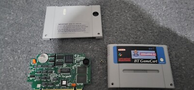 Super Nintendo BT Interactive TV Gamecart und Versandkarton SNES