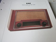 Radio Archiv N 02 Schaltplan EAK Kleinsuper 2/ 48 GW 1948