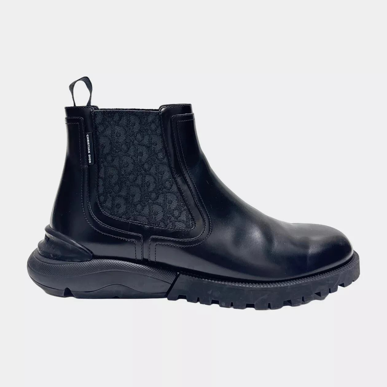 Bottines homme Dior en cuir oblique taille UK 11 ?RRP : ?