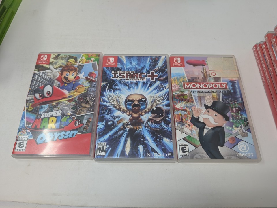 Lot Of 22 Nintendo Switch Video Game Cases - Smash Bros, Pokemon, Mario ...
