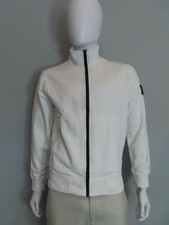 Stone Island White Mens Mock Neck Full Zip-Up Sweatshirt Size M