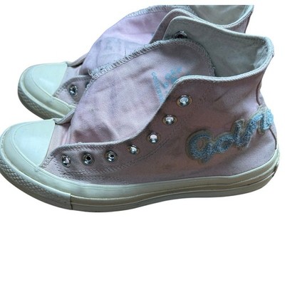 Converse Golf le Fleur Chuck 70 High Top Pink Chenille 167478C Mens 6 Womens 8