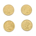 1856-1874 $1 Indian Head 90% Gold Coin United States No Reserve #C802-2