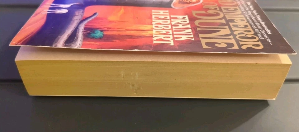 1981 God Emperor Of Dune By Frank Herbert Berkeley Edition Paperback Vintage - Imagem 4 de 4