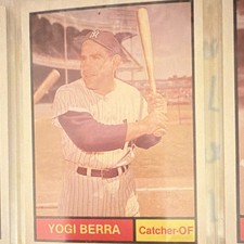 Renata Galasso 1961 World Champions New York Yankees Yogi Berra #2 Baseball Card