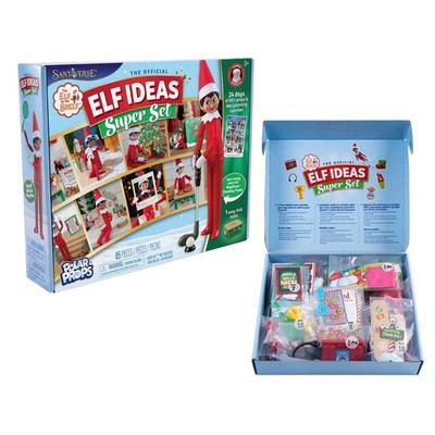 24-Day Super Set Official Ideas for 24 Days of Elf - 80+ Props, MagiFreez Sta...