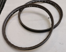 2 x Felge Felgenring ohne Speichen Original DDR Ware Simson SR2 sandgestrahlt