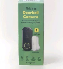 Kangaroo Smart Doorbell Camera and Chime Home Security