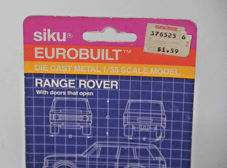 Siku 1980 Classic Land Range Rover 1341 1/55 New on card Super rare - Image 3 of 4