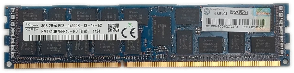 SK hynix メモリ 16GBx16枚 合計256MB PC3-14900R SK hynix PC3-14900 DDR3-1866 Network Server Memory RAM for sale | eBay