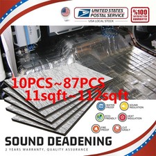 Car Engine Hood Heat Shield Insulation Sound Deadener Noise Mat Deadening Pad