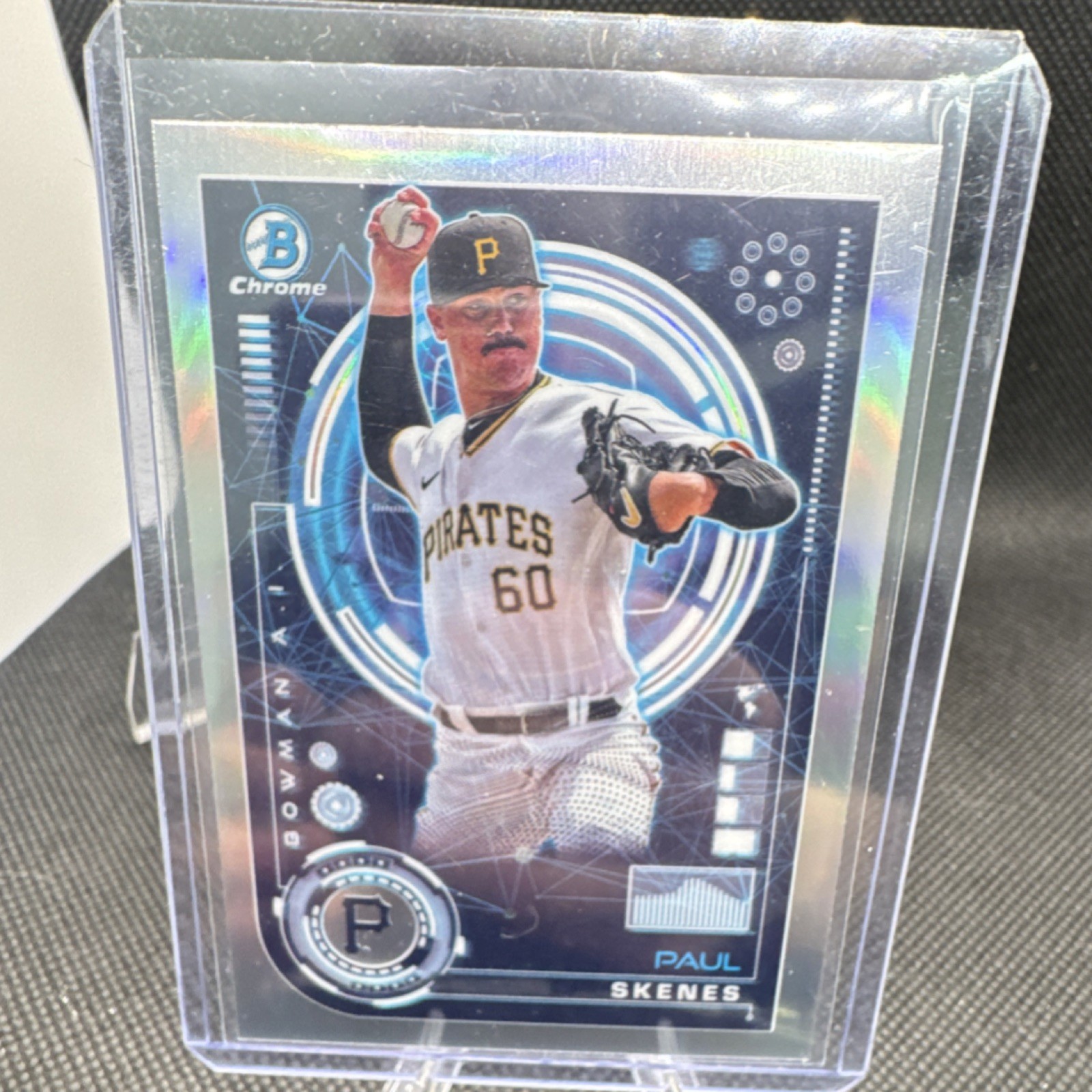 2024 Bowman Ai Insert Paul Skenes Rookie #BAI-15 Pittsburgh Pirates Baseball