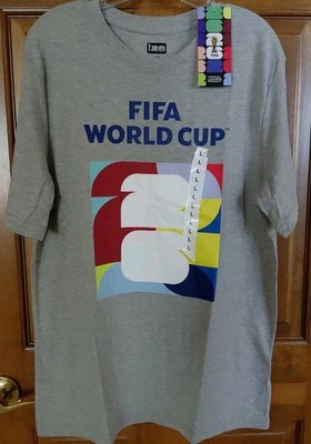 FIFA Official Licensed World Cup 2026 Men Graphic T Shirt Gray Size Large