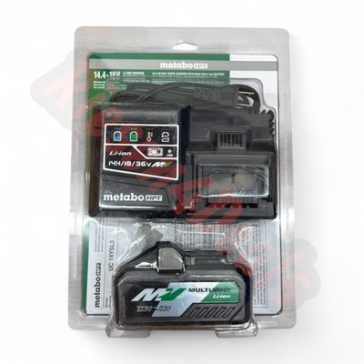 Metabo HPT Multi Volt 36V/18V 4AH Battery & Charger Starter Kit UC18YSL3(B1)