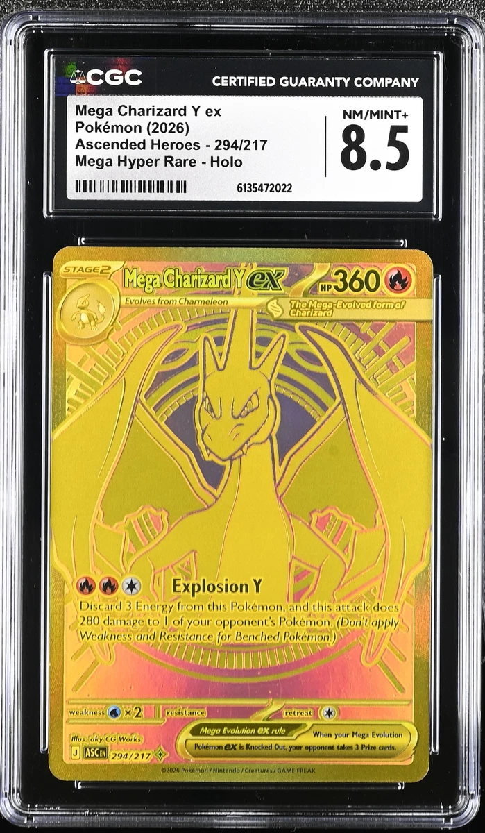 メガリザードンYex ☆☆☆(MUR) 294/217 Ascended He… Mega Charizard Y Ex 294/217 Me: Ascended Heroes for sale | eBay
