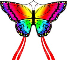 Large Butterfly Kite for Adults and Kids Ages 4-8  8-12 Easy to Fly, 55''X28''