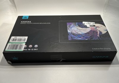 Huion KAMVAS PRO 16 2.5K QLED 15.6'' Drawing Art Tablet Display w/ Pen READ