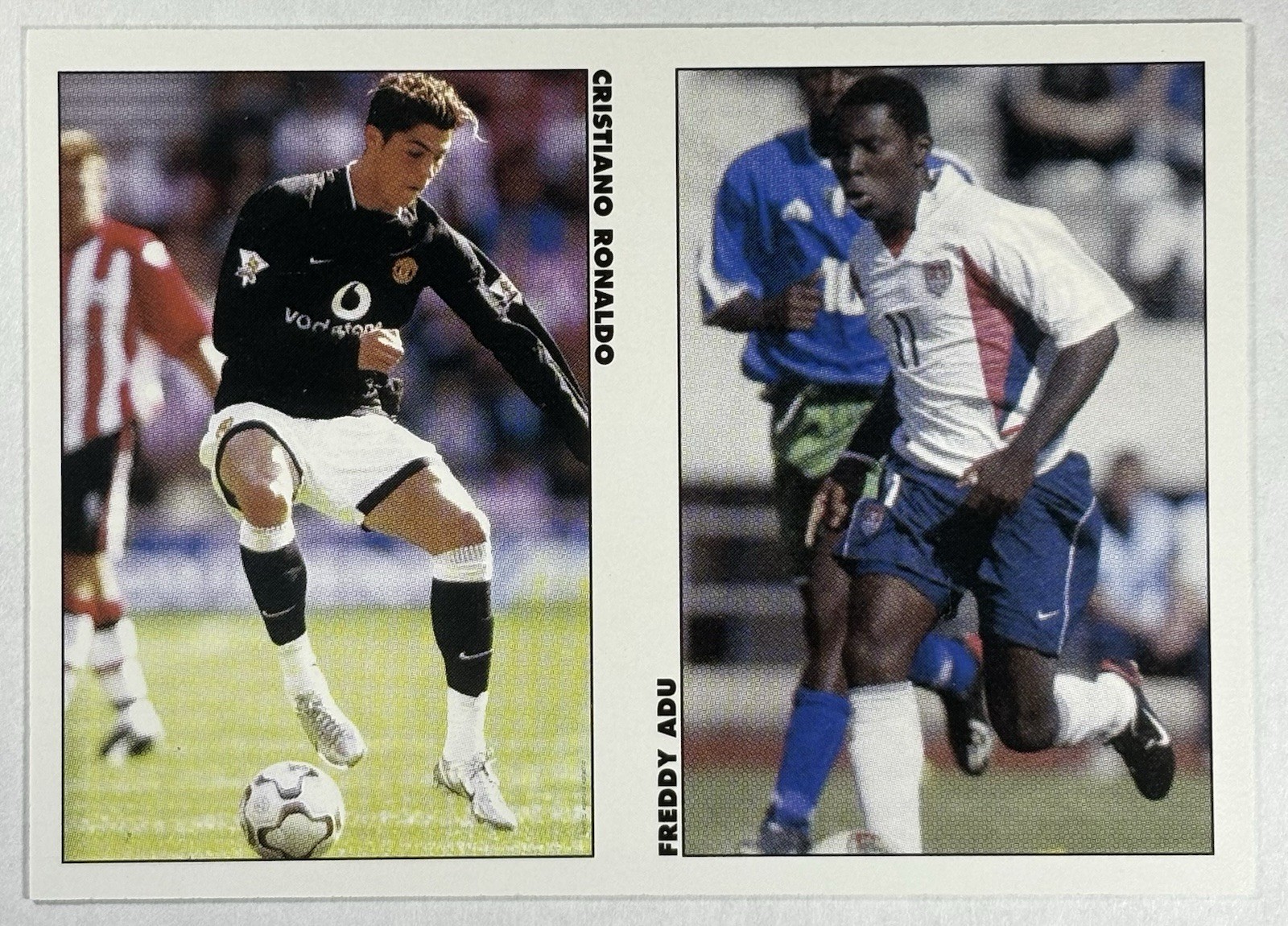 CRISTIANO RONALDO 2003 PAX MANCHESTER UNITED ROOKIE GREAT CENTERING & CONDITION