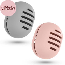 Image of 2 Pcs Makeup Sponge Holder,Double-Sided Breathable Silicone Beauty Make up Blend
