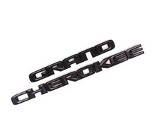 2017-2021 Oem Genuine Grand Cherokee Emblem Glossy Black