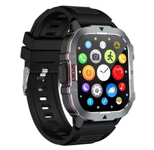 PRO Outdoor Smart Watch Big Screen BT Call Fitness Tracker IP 67 WP 2bands