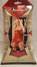 DREAMGIRL SEXY CHRISTMAS LINGERIE          "RED"