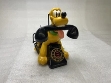 Vintage Disney Telemania Push Button “Pluto” Telephone USED