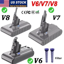 For Dyson V6/V7/ V8 DC58 SV05 DC59 Animal 9000mAh Lithium-ion Battery NEW