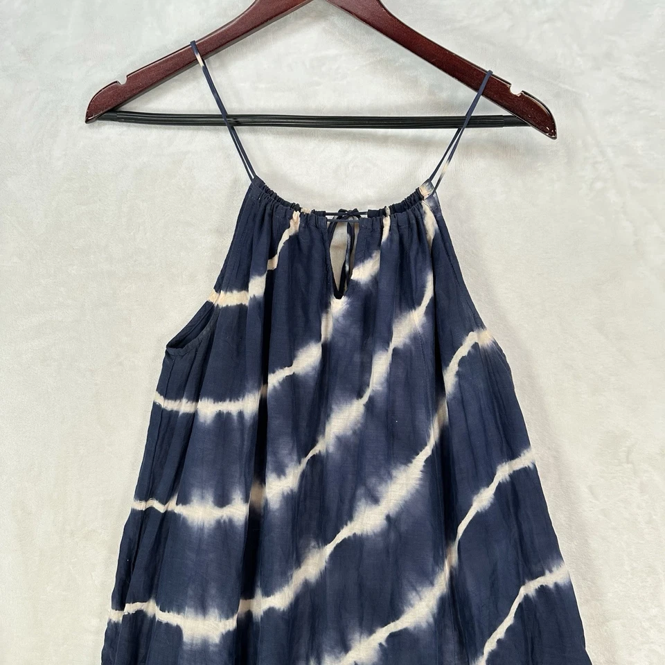 Velvet Graham & Spencer Dress Womens XSP Blue Halter Silk Blend Maxi Slip Fairy - Image 2 of 4